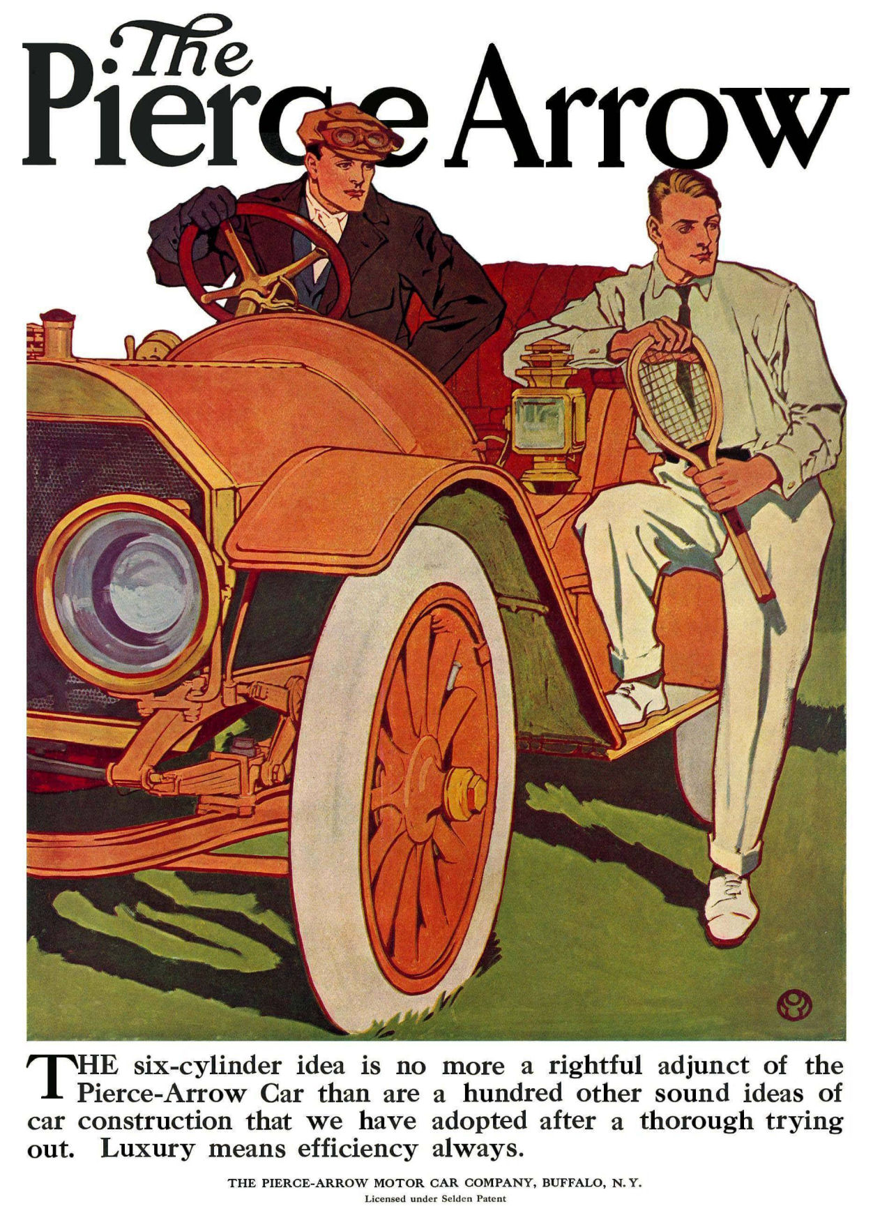 1910 Pierce-Arrow Auto Advertising